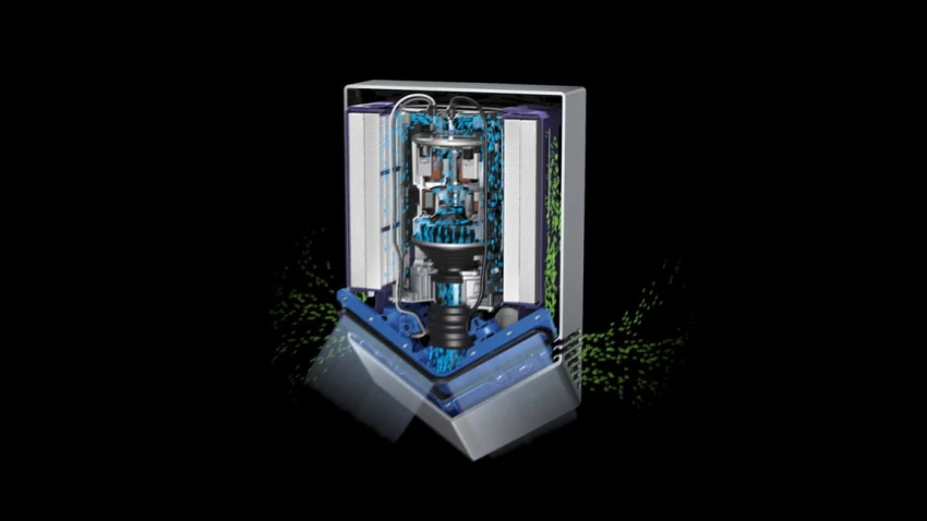 Сушилка для рук Dyson Airblade V HU02 никель - 10