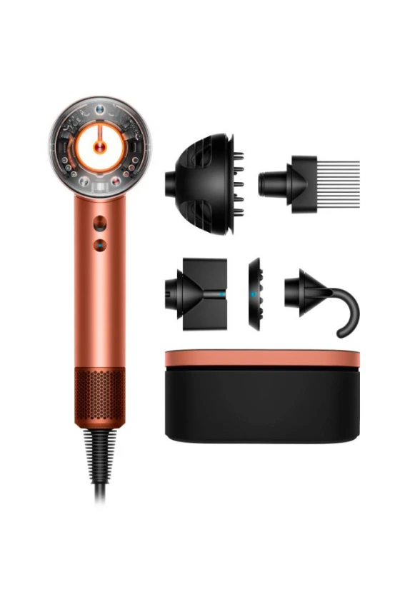 Фен Dyson HD16 Supersonic Nural янтарный шелк/розовое шампанское - 0