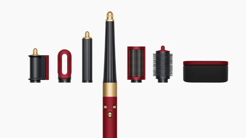 Стайлер Dyson Airwrap id HS08 Straight+Wavy бархатно-красный/золото - 2