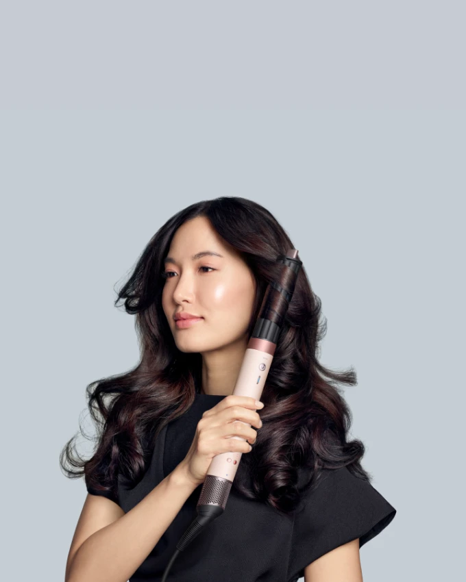 Стайлер Dyson Airwrap Straight+Wavy HS09 Co-anda 2x бархатно‑красный/золото - 2