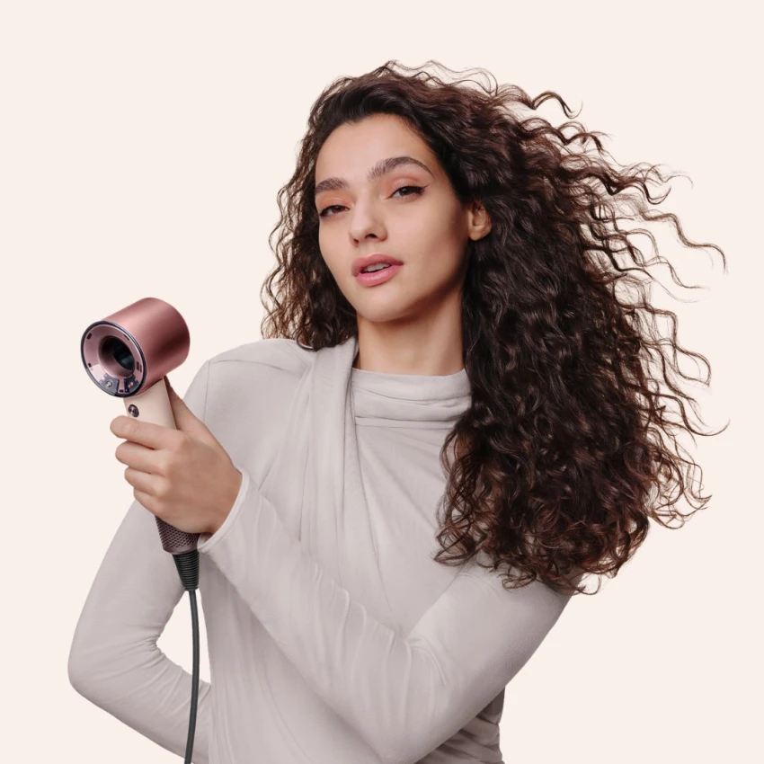 Фен дорожный Dyson HD19 Supersonic керамический розовый/розовое золото - 3