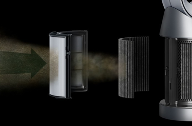 Улавливает газообразные вещества и мельчайшие частицы