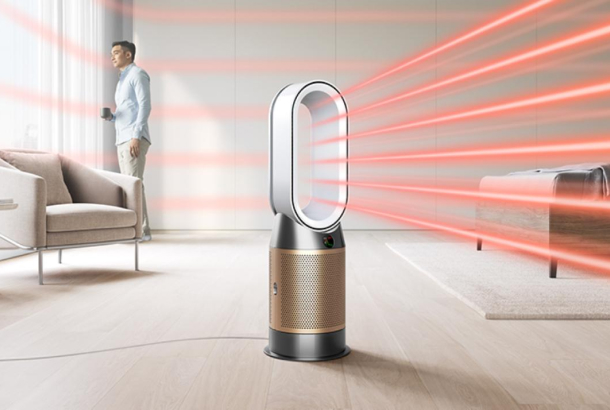 Как поменять температуру очистителя воздуха Dyson Pure Hot+Cool?