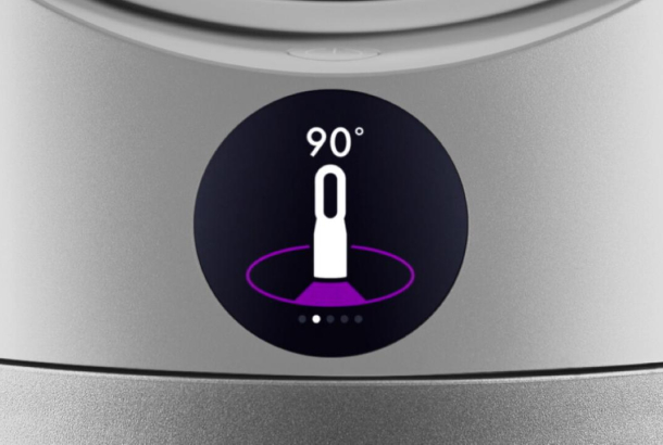 Как регулировать воздушный поток и поворот корпуса очистителя воздуха Dyson Pure Hot+Cool™