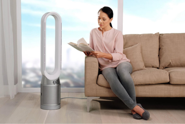 Как регулировать воздушный поток очистителя воздуха Dyson Pure Cool™?