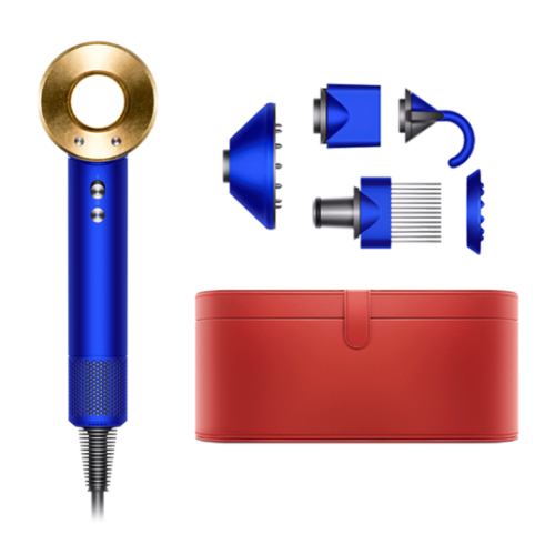 Dyson Supersonic™ HD07 шаш кептіргіші, көк/алтын