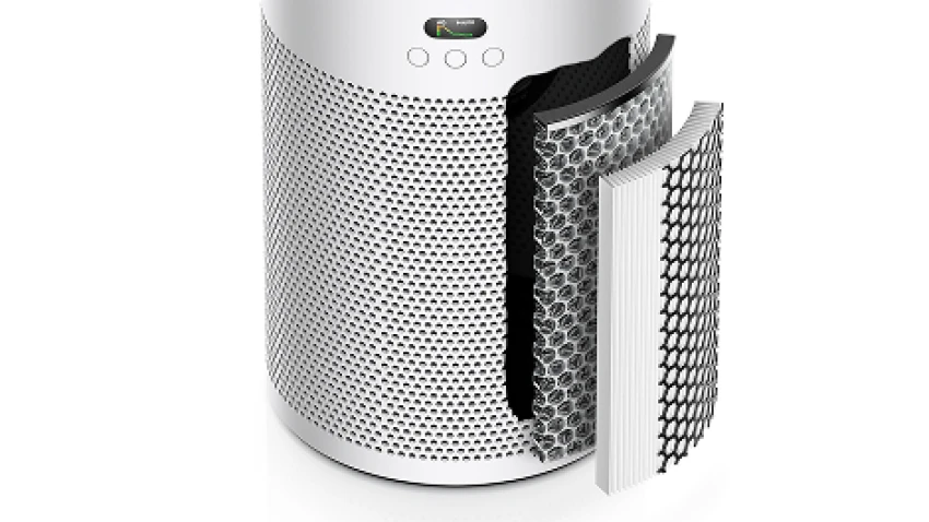Dyson HushJet Compact HJ10 ақ/күміс түсті ауа тазартқышы - video