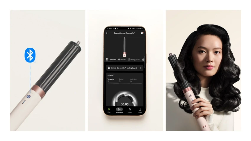 Dyson HS09 Airwrap Co-anda2x™ Straight+Wavy алхоры/мыс түсті стайлері - 7