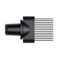 Dyson Supersonic шаш кептіргішке арналған кең тістері бар тарақ саптама, қара - 0