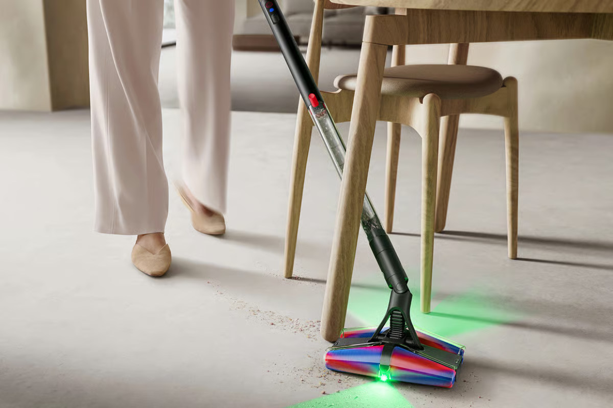 Ең жұқа шаңсорғышты ұсынамыз¹ — қалыңдығы небәрі 38 мм Dyson PencilVac